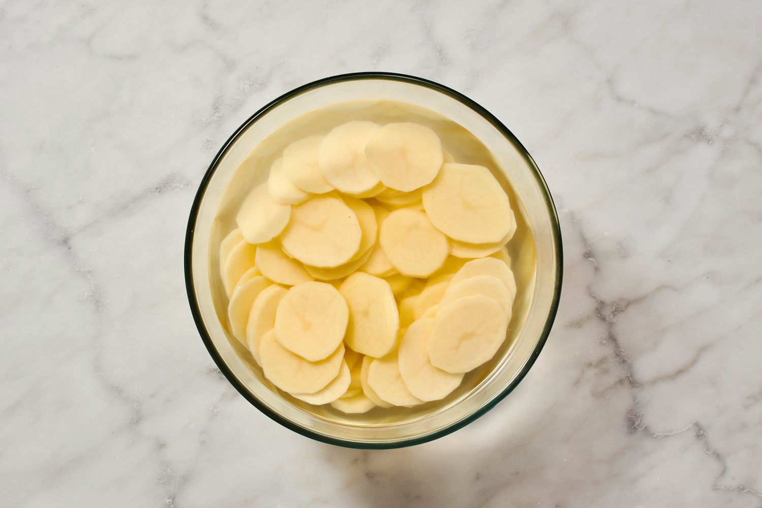 Dauphinoise Potatoes - soak potatoes