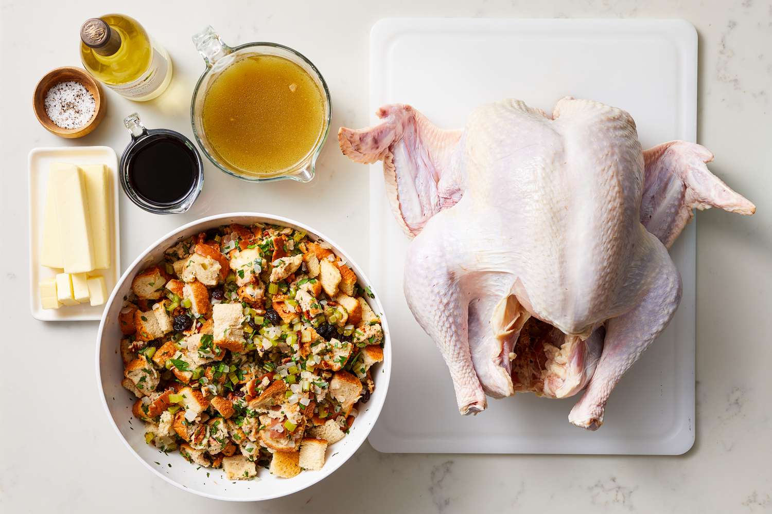 Perfect Roast Turkey with Cheesecloth Ingredients