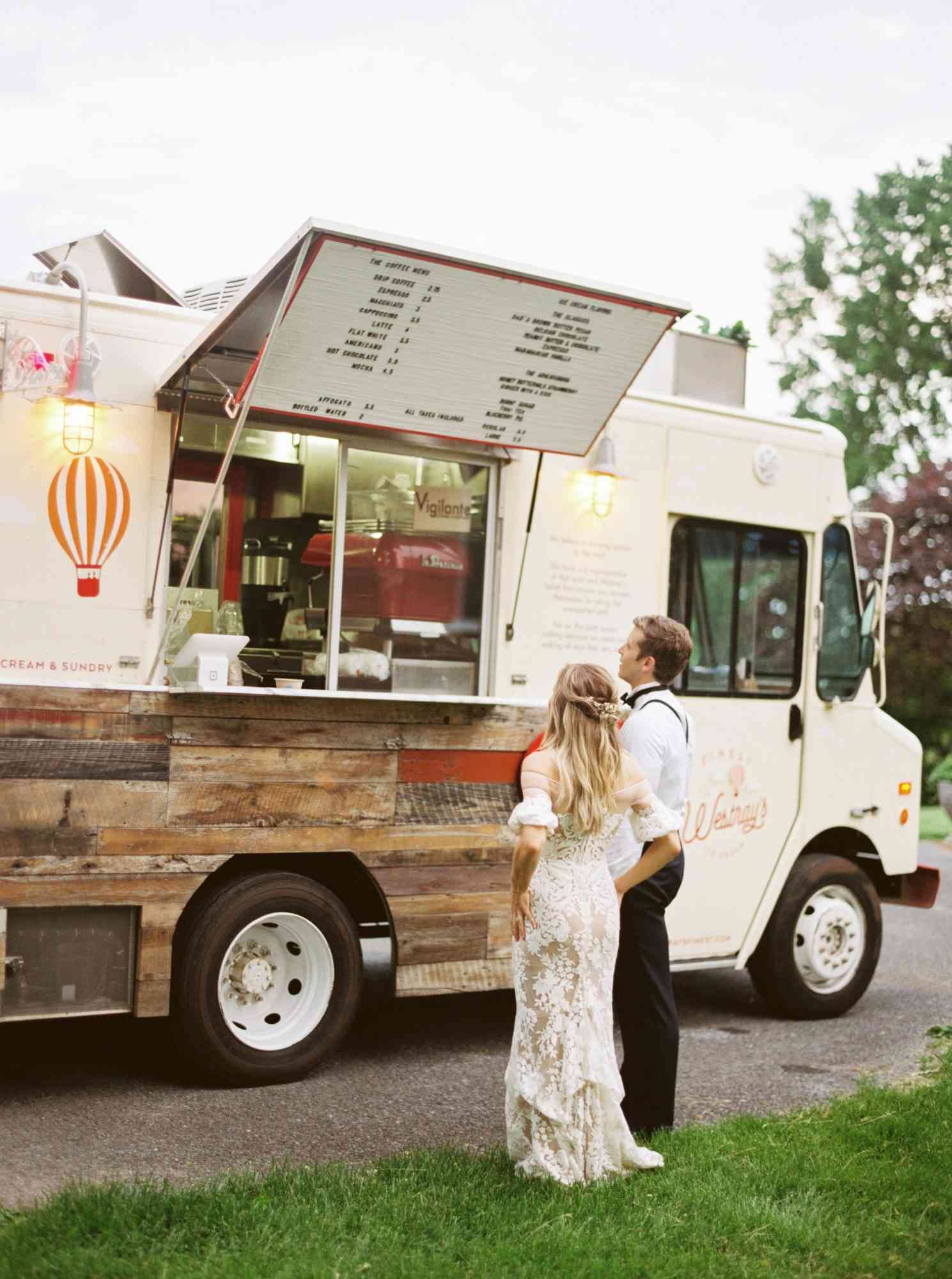 westrays finest food truck bride groom menu
