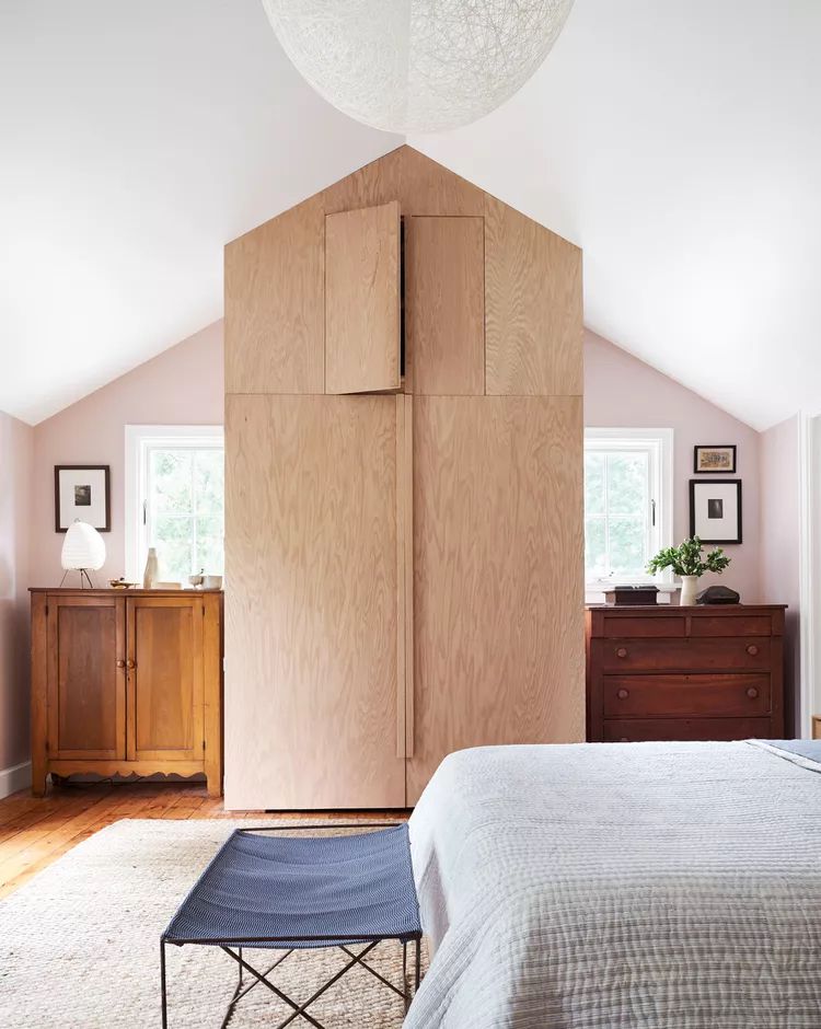 spacious guest bedroom 