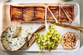 apple membrillo tart