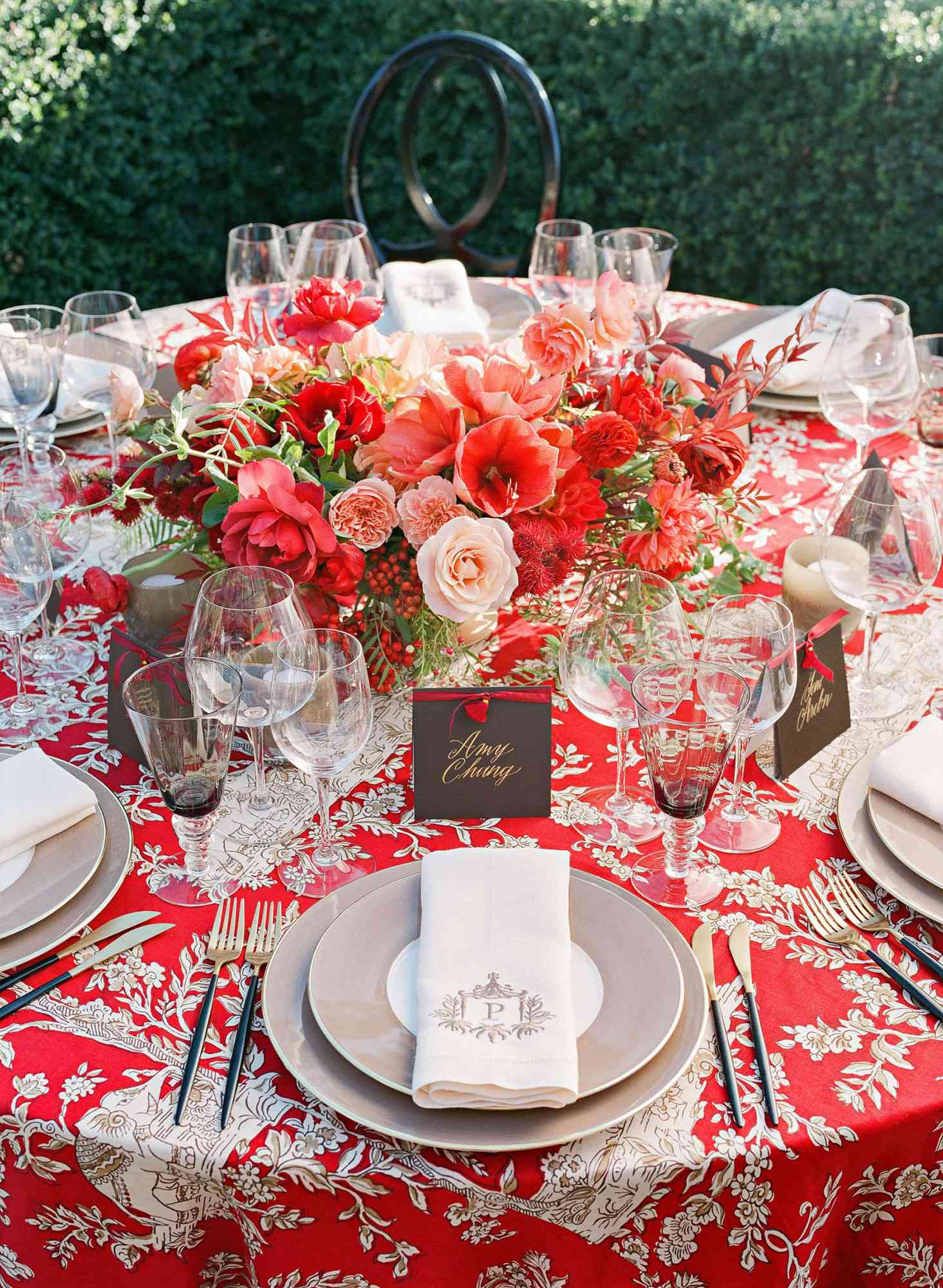 jenna alok wedding wine country california table setting