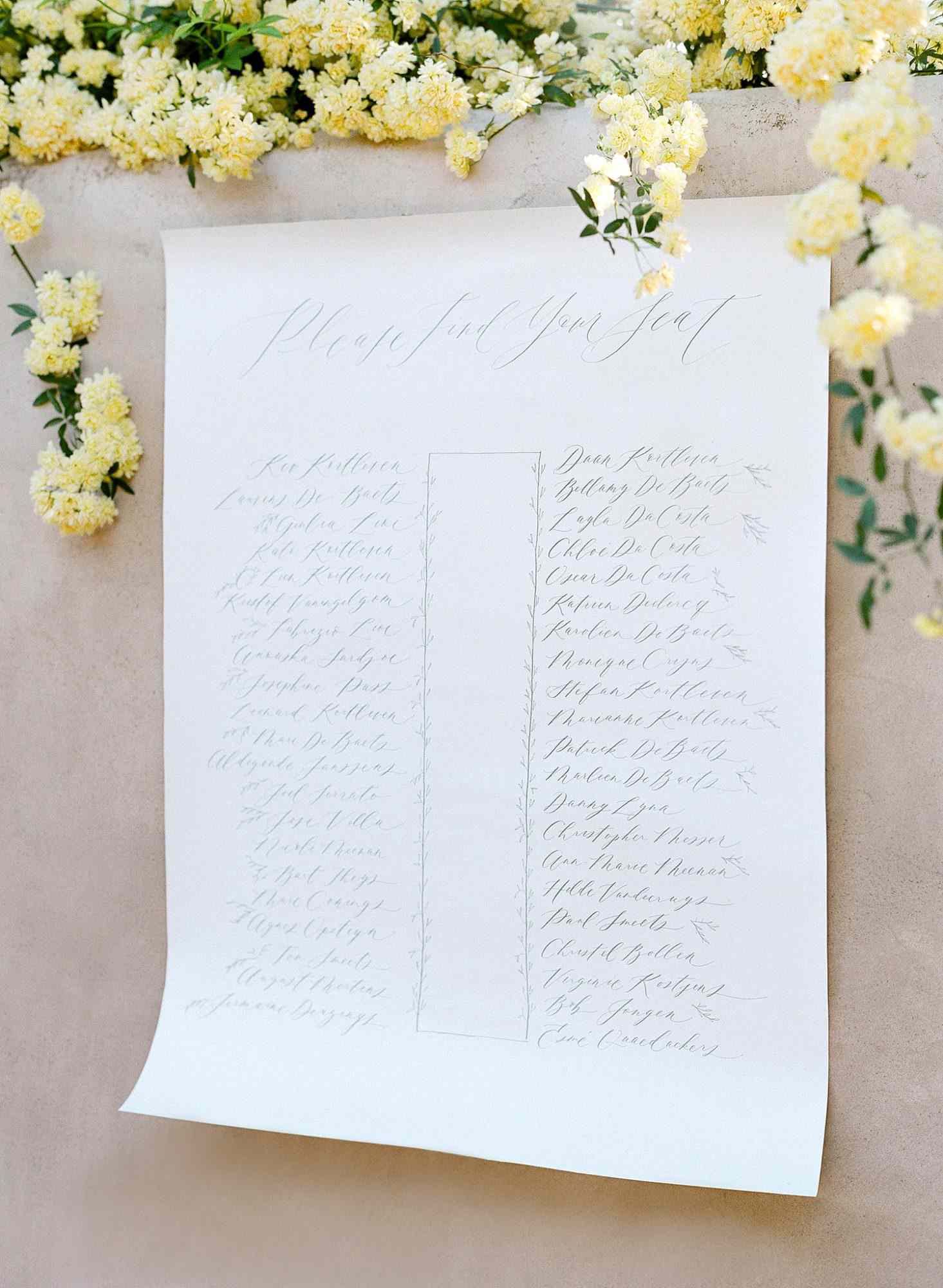 marianne patrick reception seating chart
