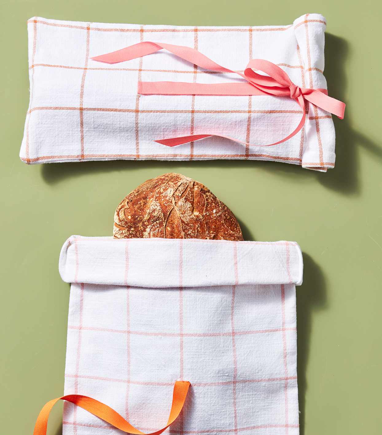 tea towel bread pouch