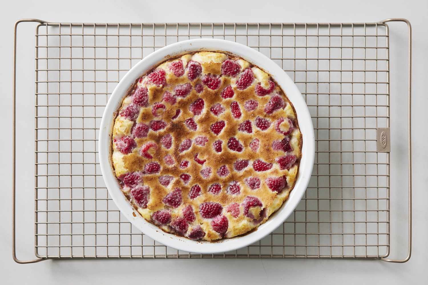 Baked Raspberry Custard Recipe