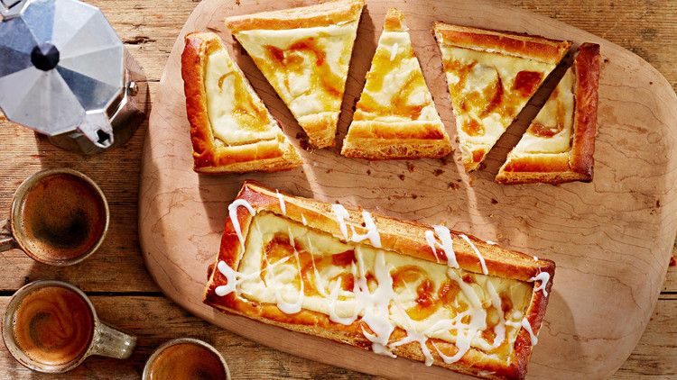 easy cheese-and-jam danishes