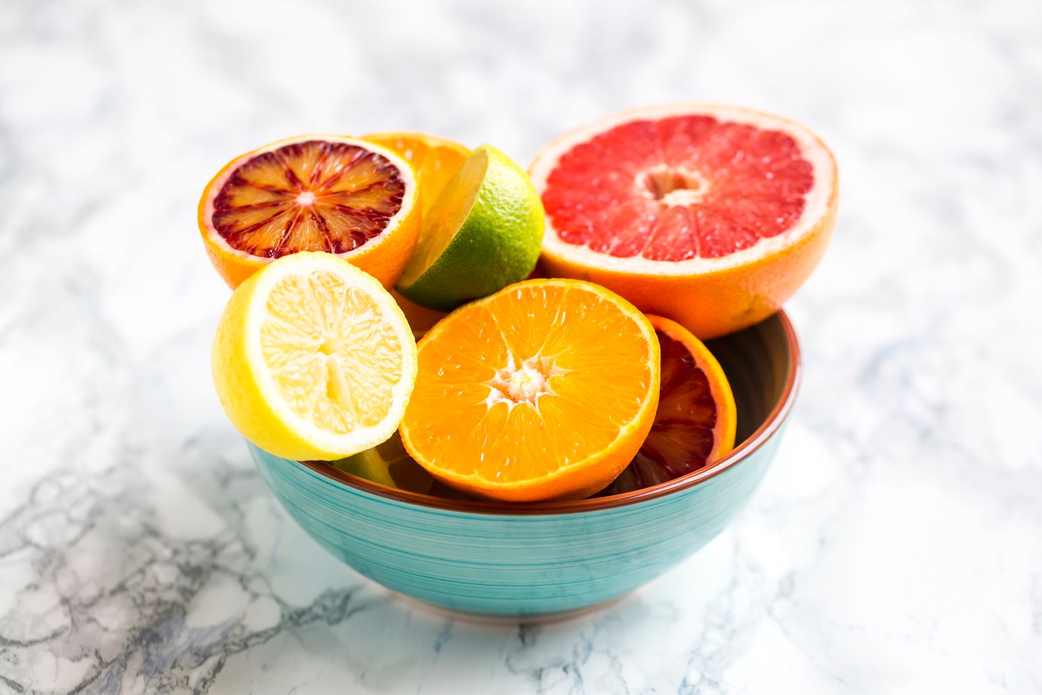 Citrus fruits in bowl