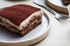classic tiramisu served with espresso