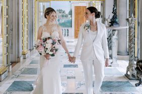 Wedding couple in beautiful setting