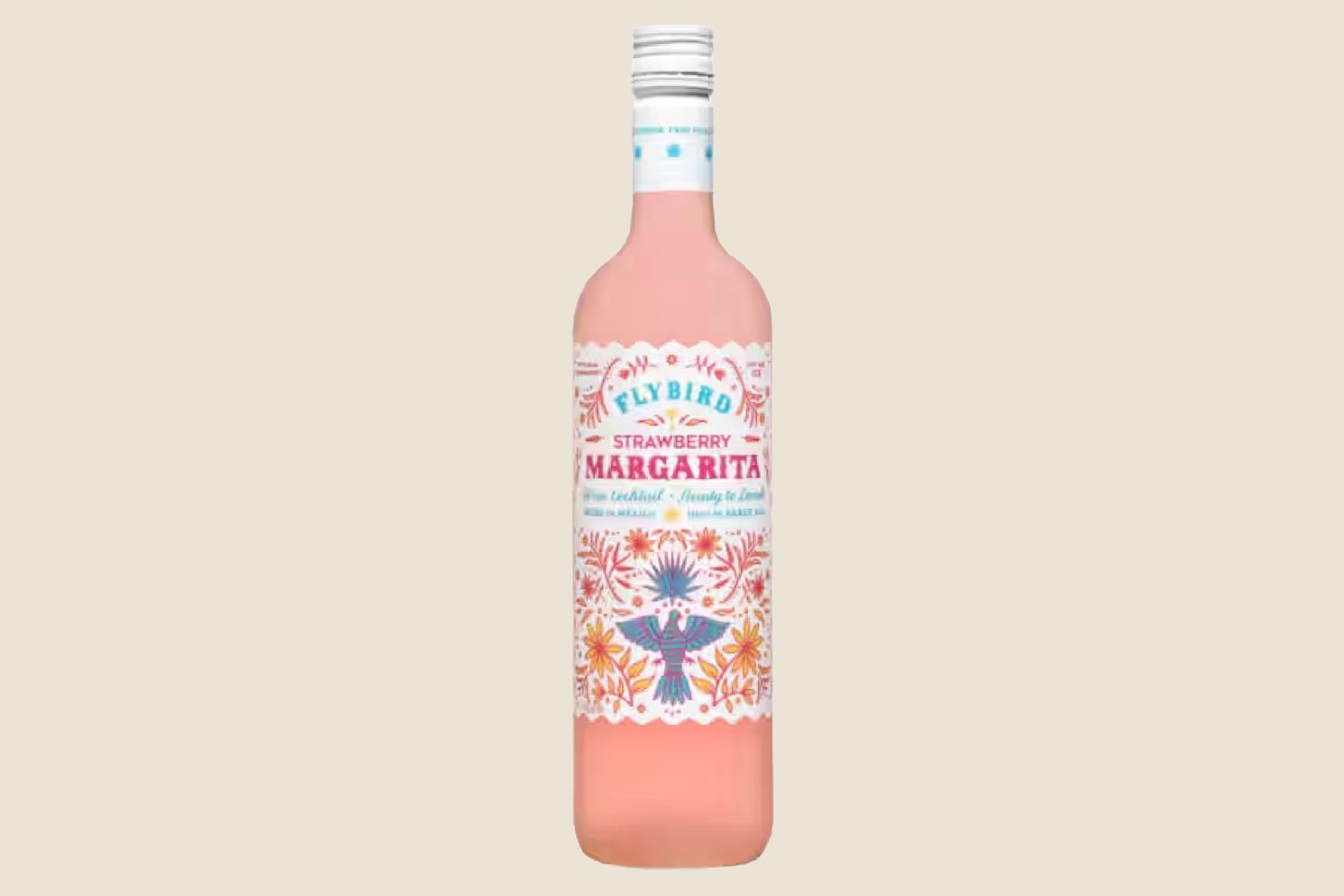 Flybird Strawberry Margarita Agave Wine Cocktail