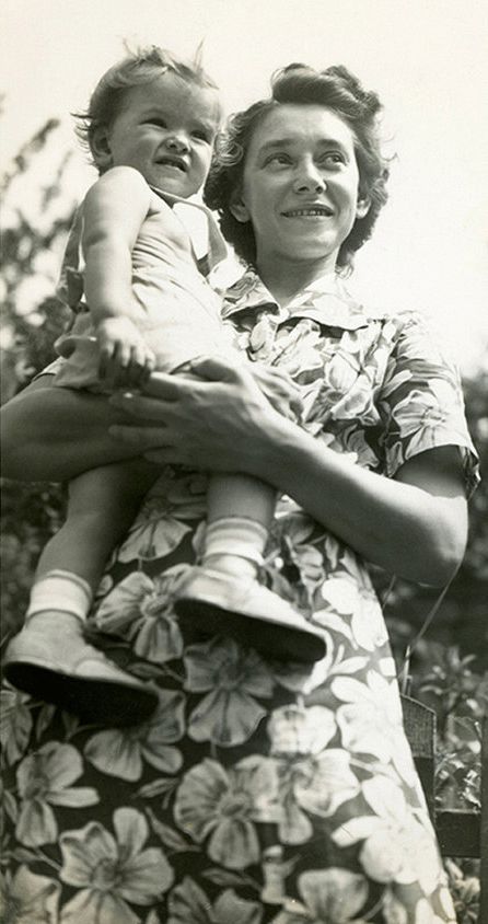 martha and her mother vintage photo