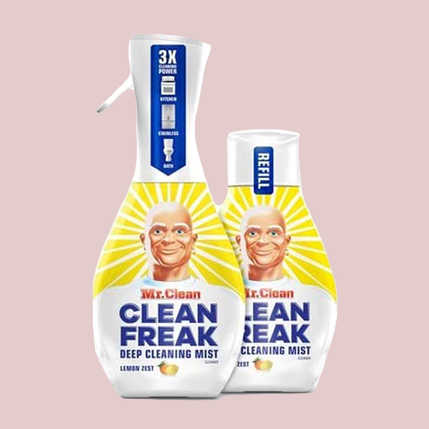 Mr. Clean Freak Deep Cleaning Mist Multi-Surface Spray Lemon Zest Bundle