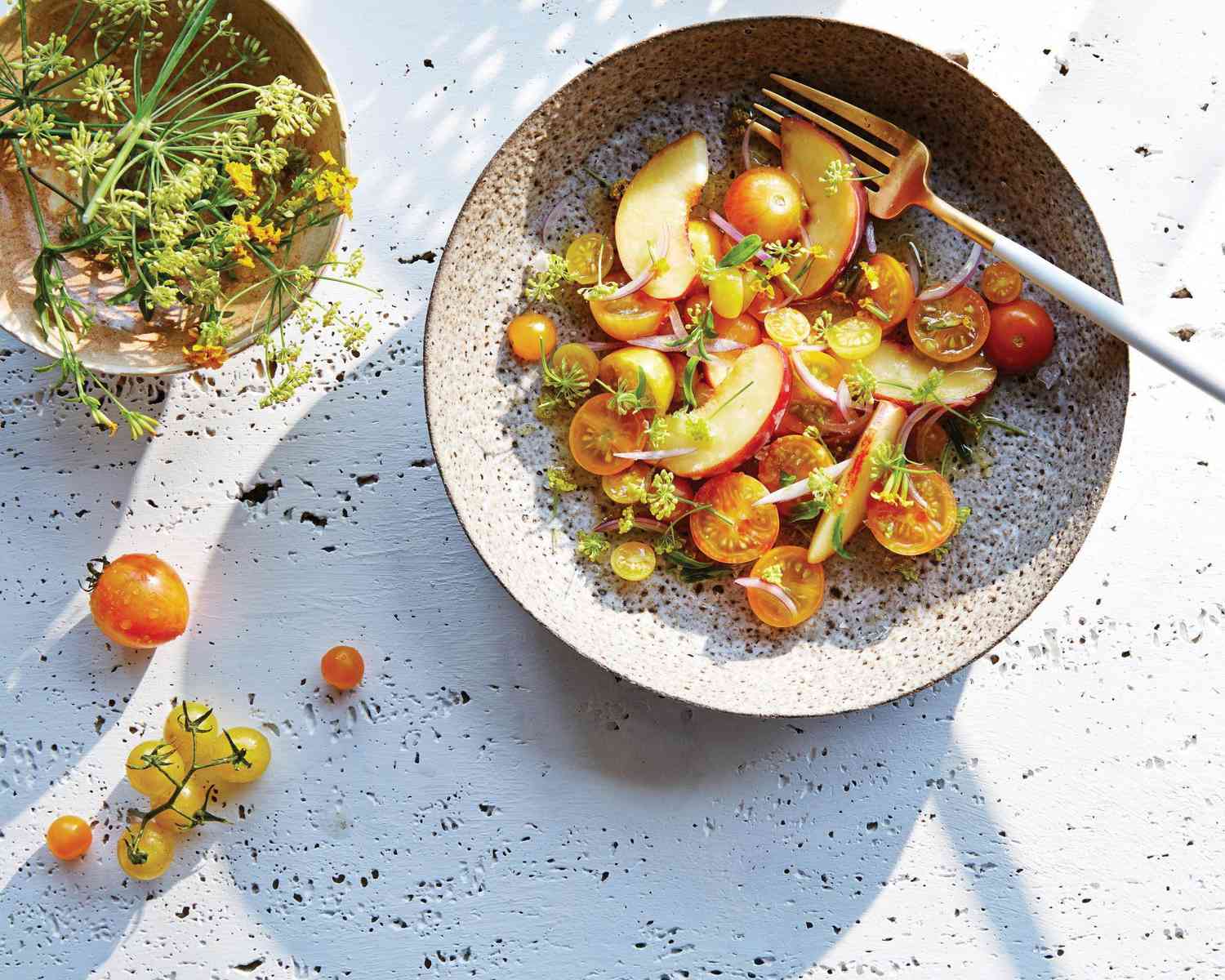 Tomato and fruit salad