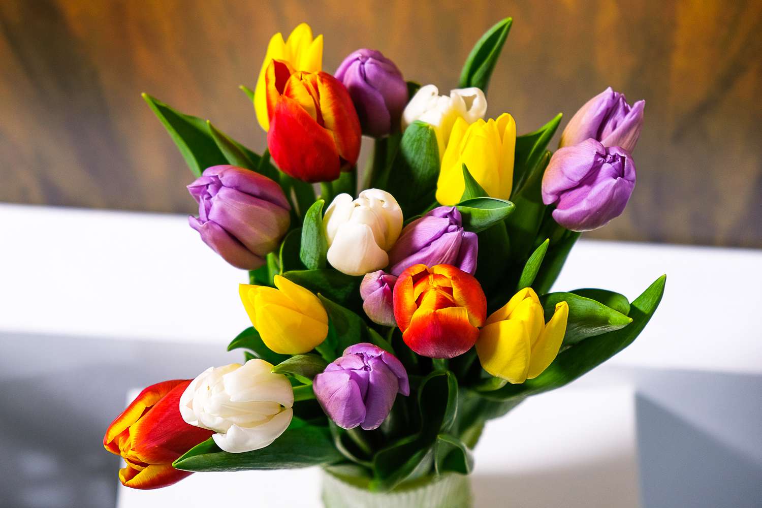Tulips in vase
