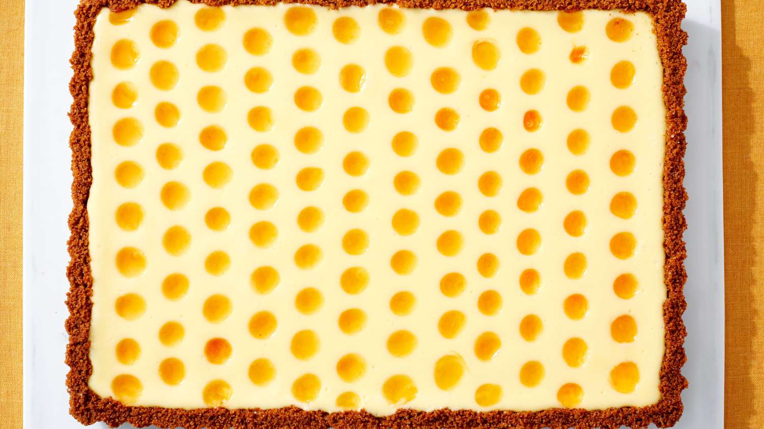 apricot cheesecake tart martha bakes patterned