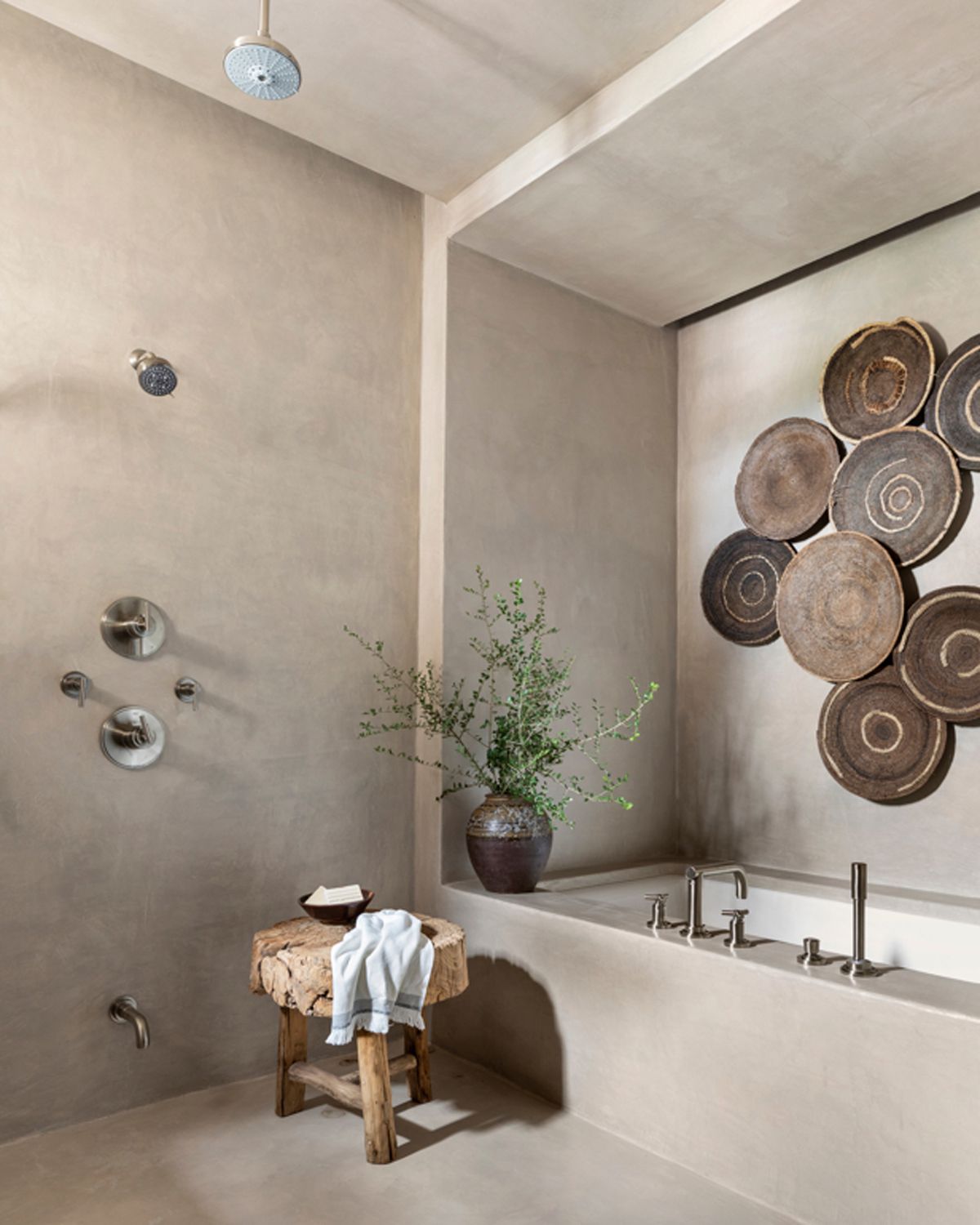 Earthy, Neutral Shower