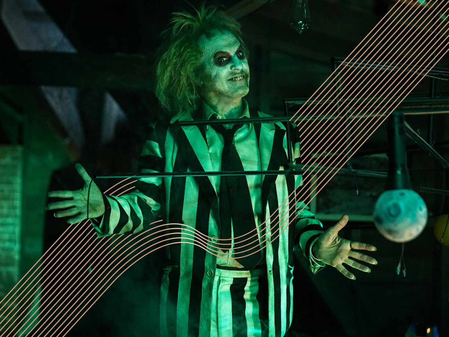Beetlejuice in the new Beetlejuice Beetlejuice movie