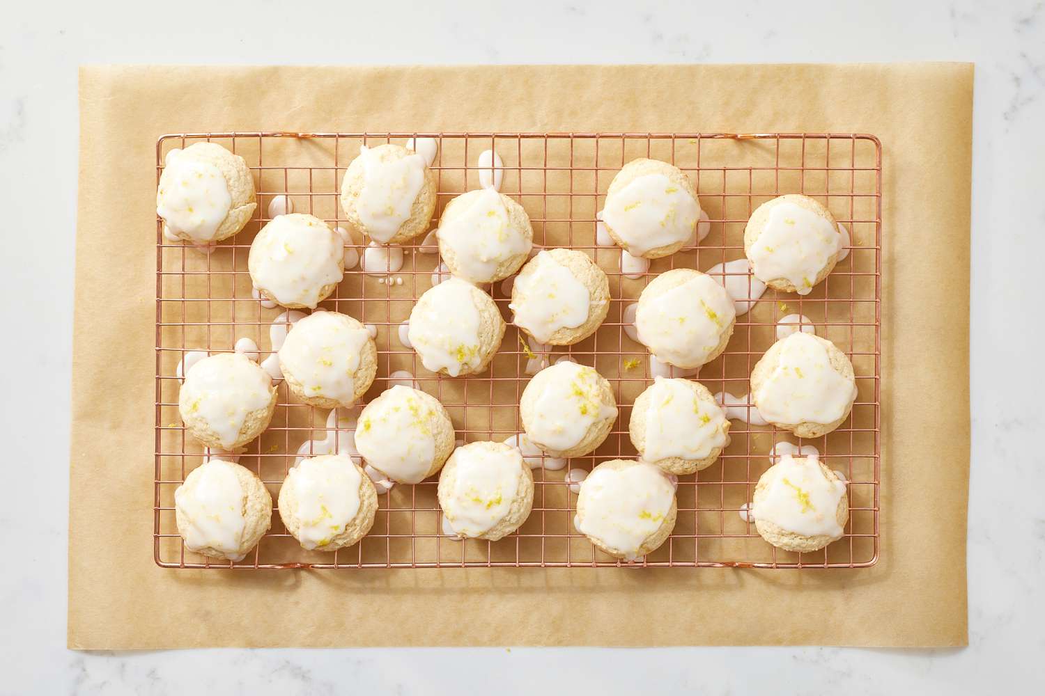 Step 8 Add Glaze to Lemon Cookies