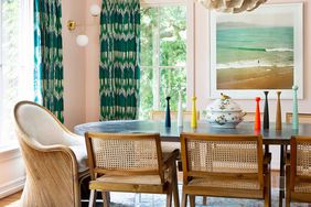 simple midcentury dining table design