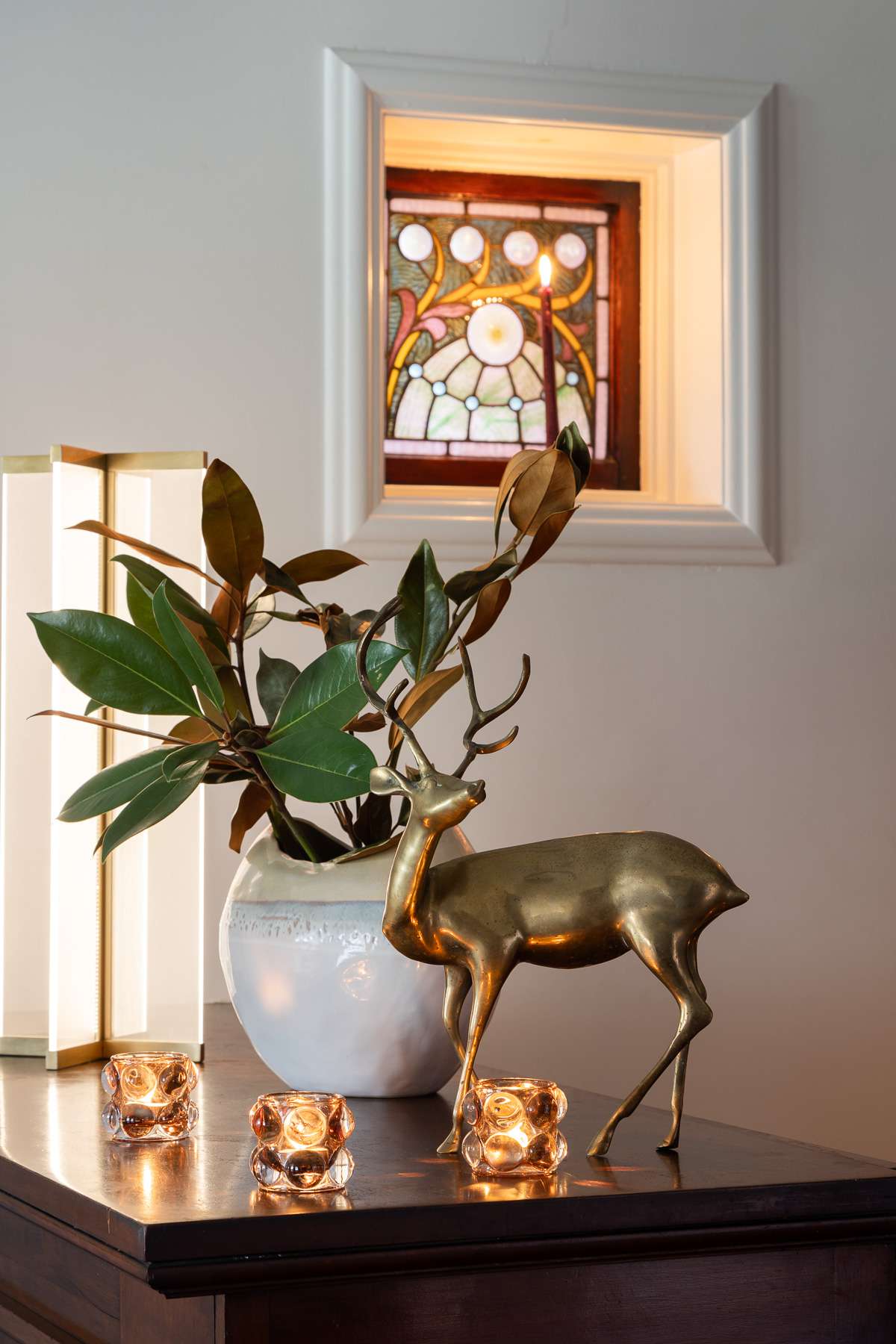 vintage brass christmas decor