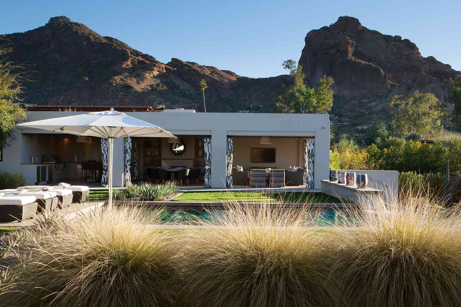 desert pool landscaping