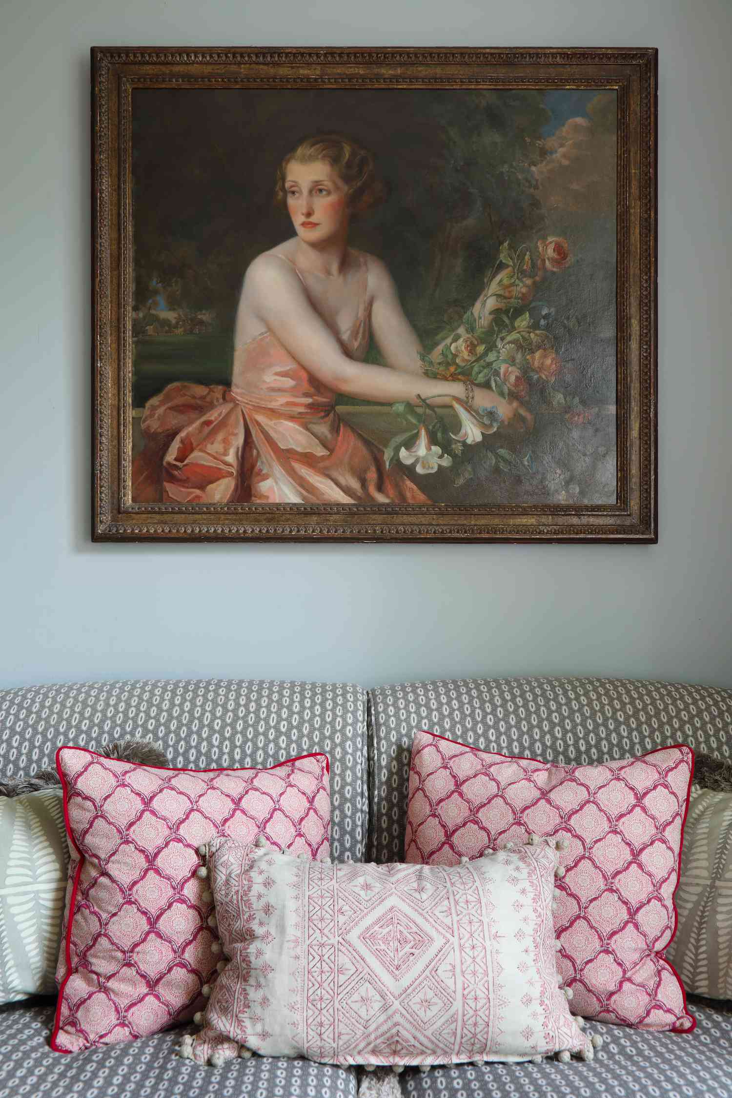 Ballroom Blue walls for living room