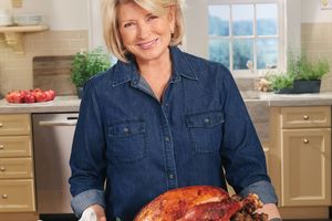 Martha with thanksgiving turkey