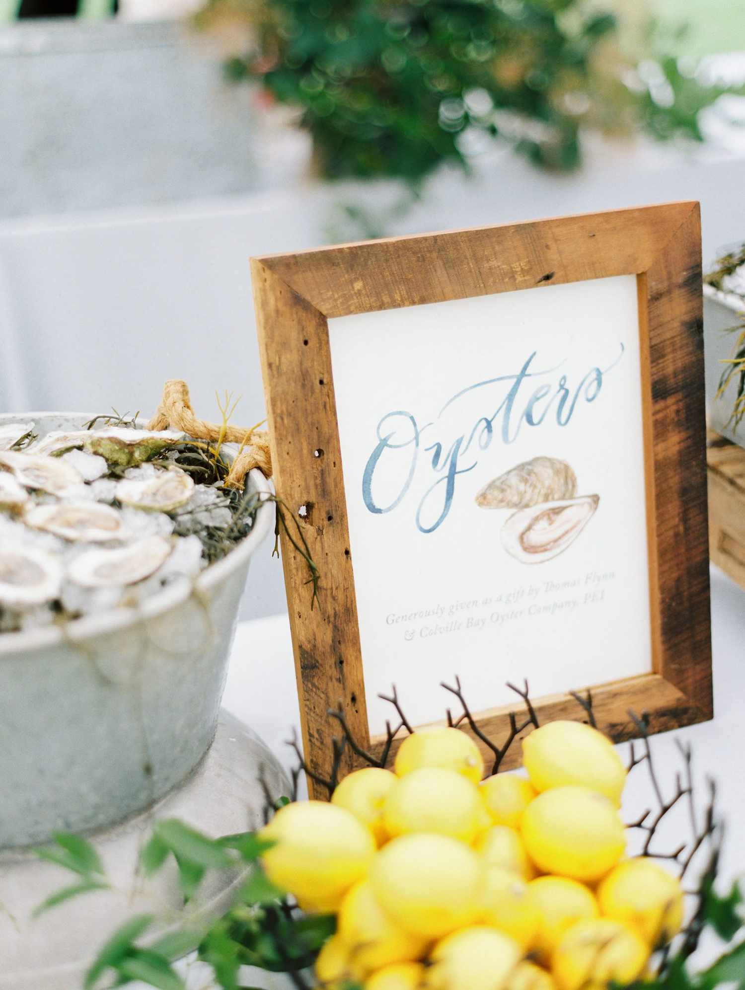 lauren josh wedding oysters