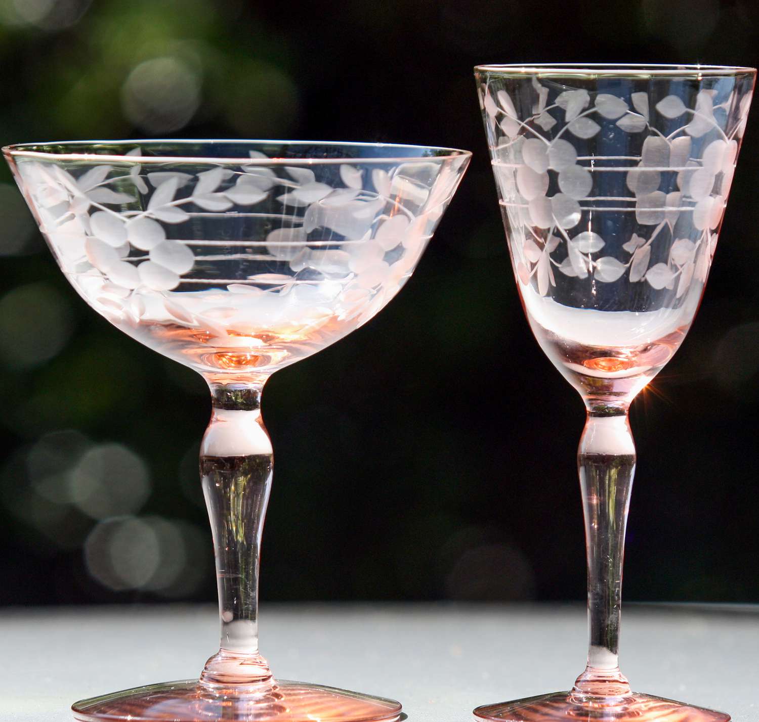 Pink Collectable Depression Glasses