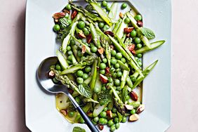 pea and asparagus salad