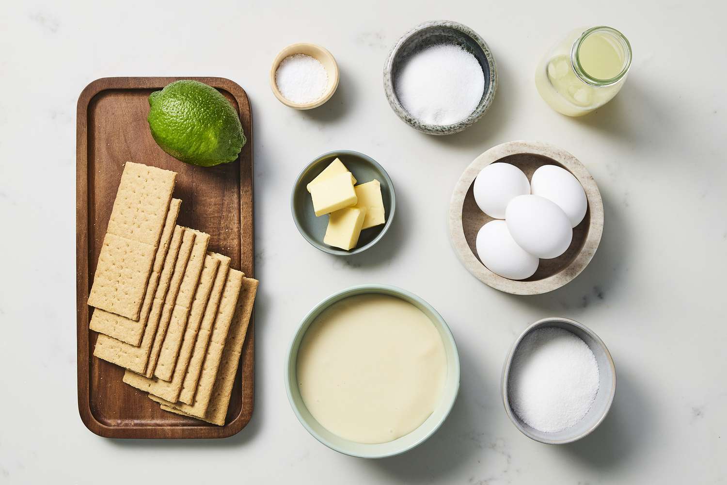 Ingredients for Key Lime Tart