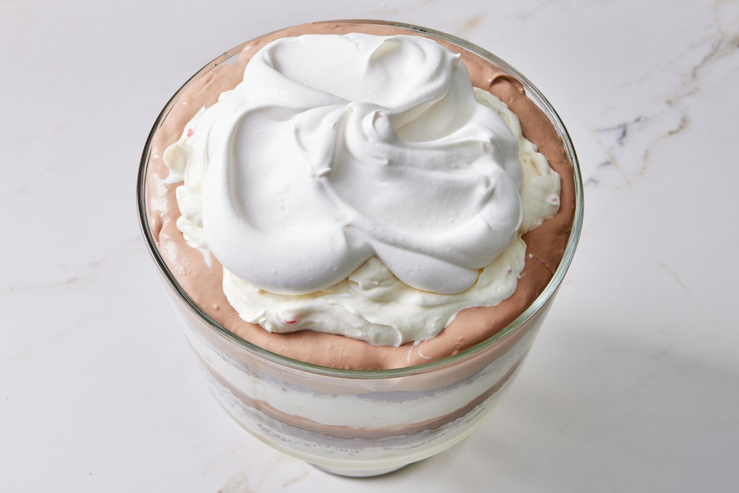 Triple-Chocolate Peppermint Trifle