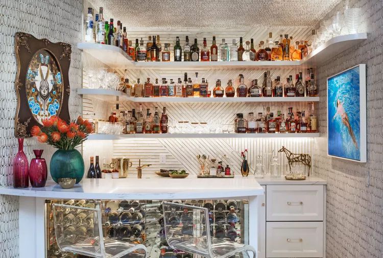 Eclectic Whiskey Basement Bar