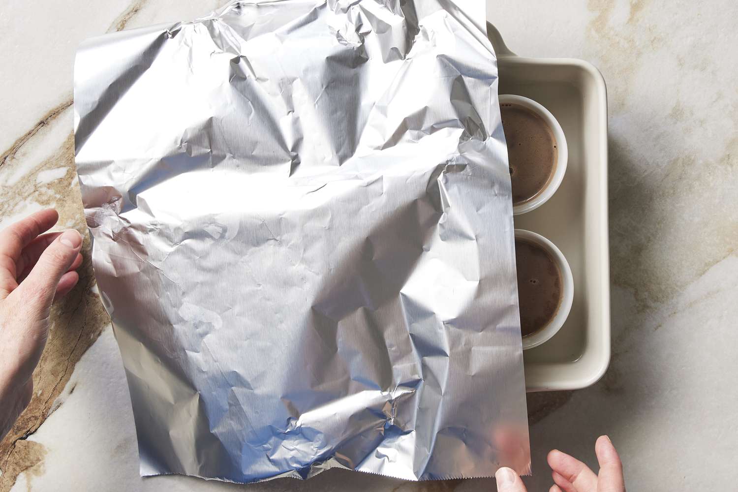 Chocolate custard cups 