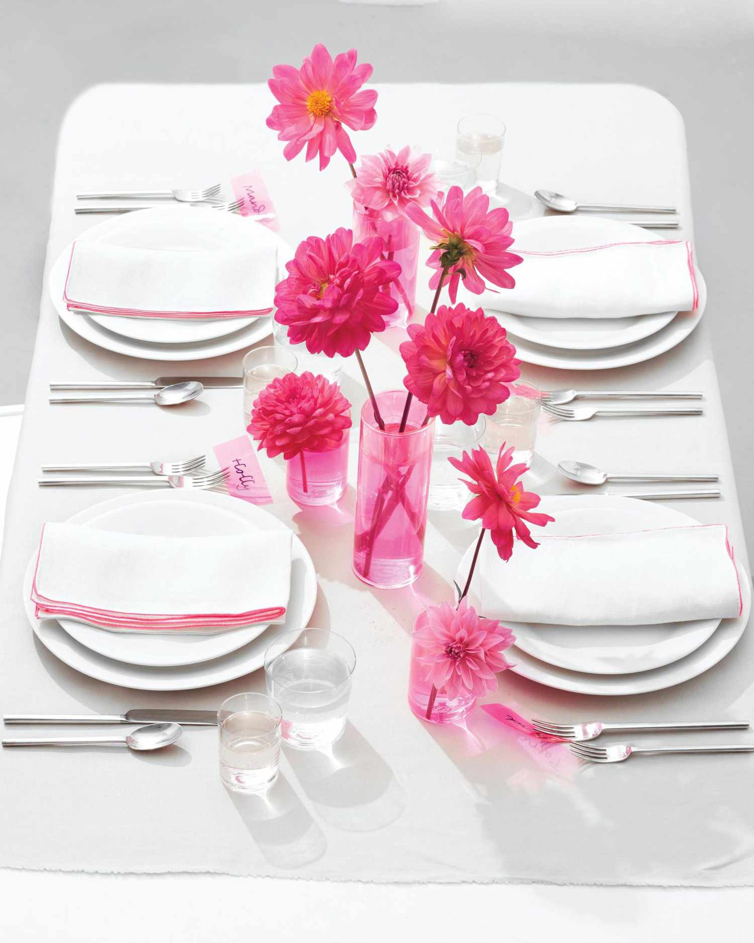 Copper Candle Centerpieces