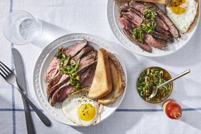 Steak and eggs