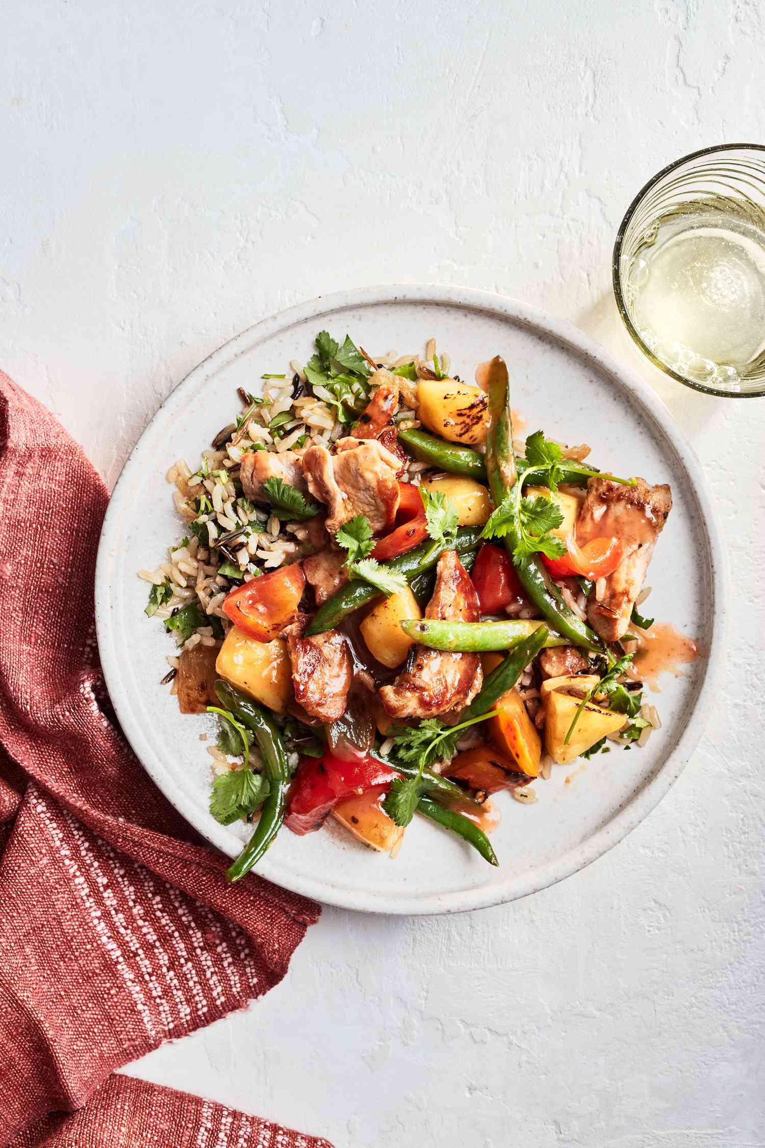 pork and pineapple stir fry