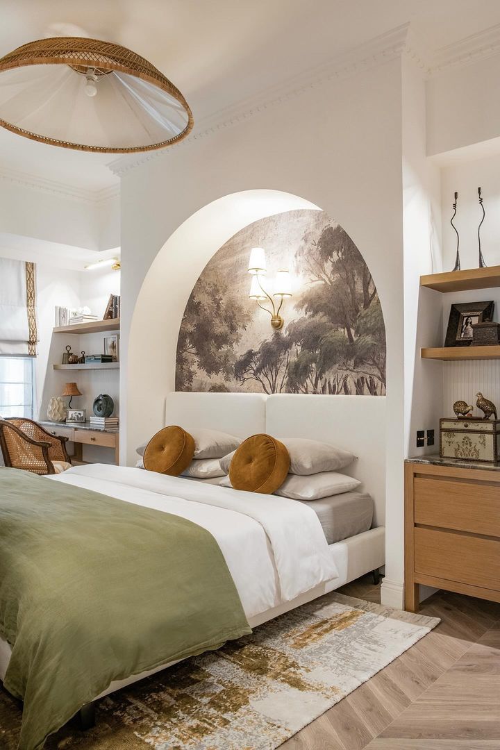 bed built into the wall 