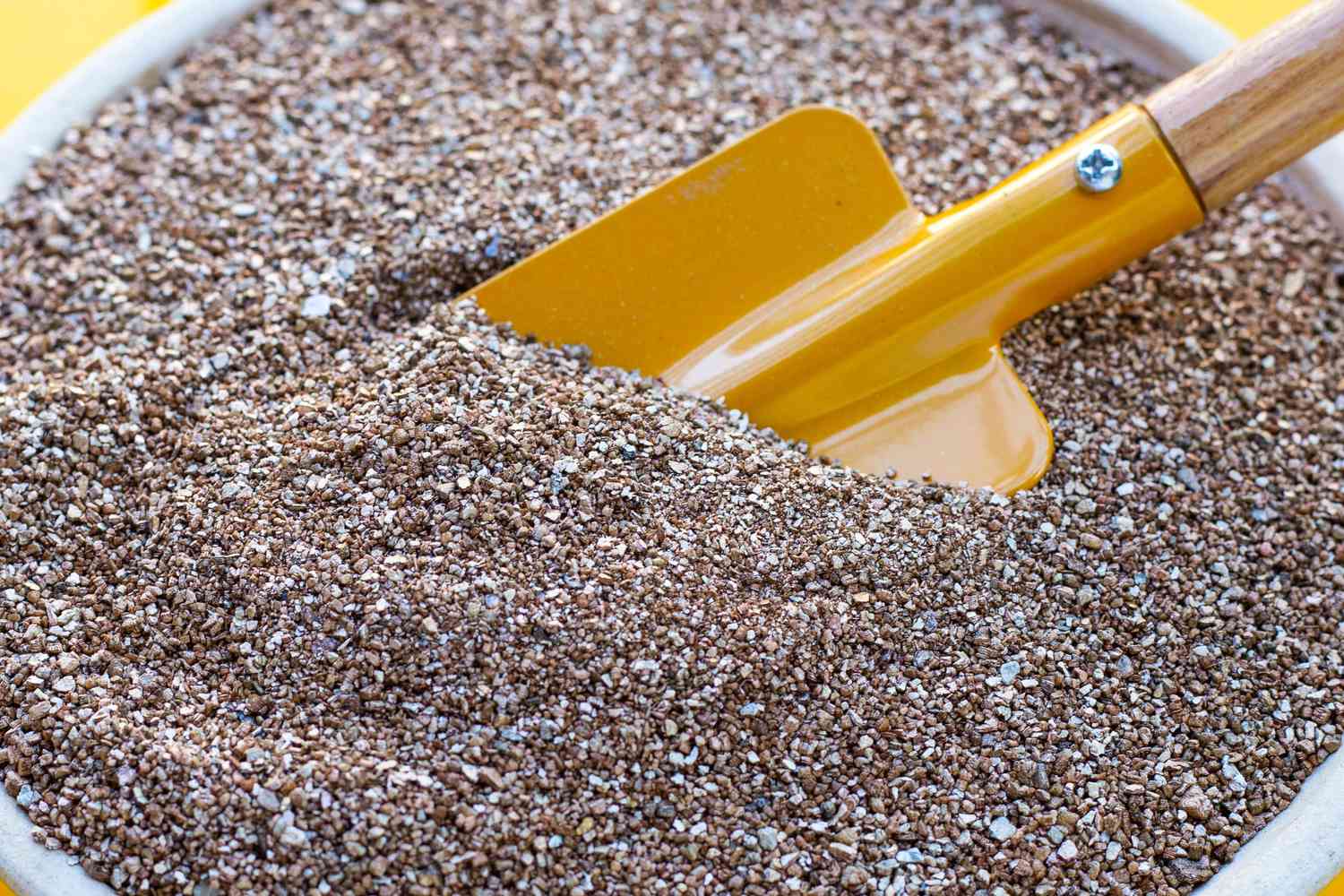 Vermiculite for gardening, used in potting plants