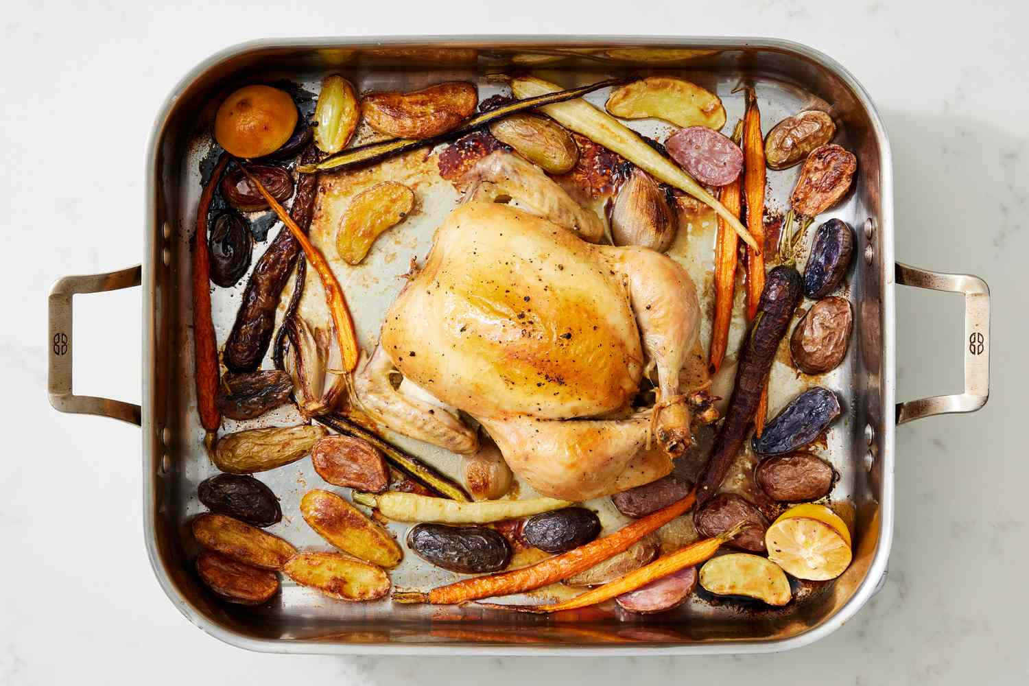 step5 Roasted Chicken with Vegetables and Potatoes