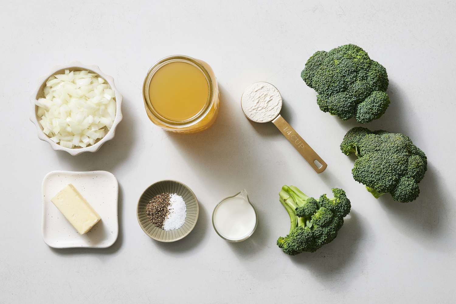 Ingredients for Cream of Broccoli Soup