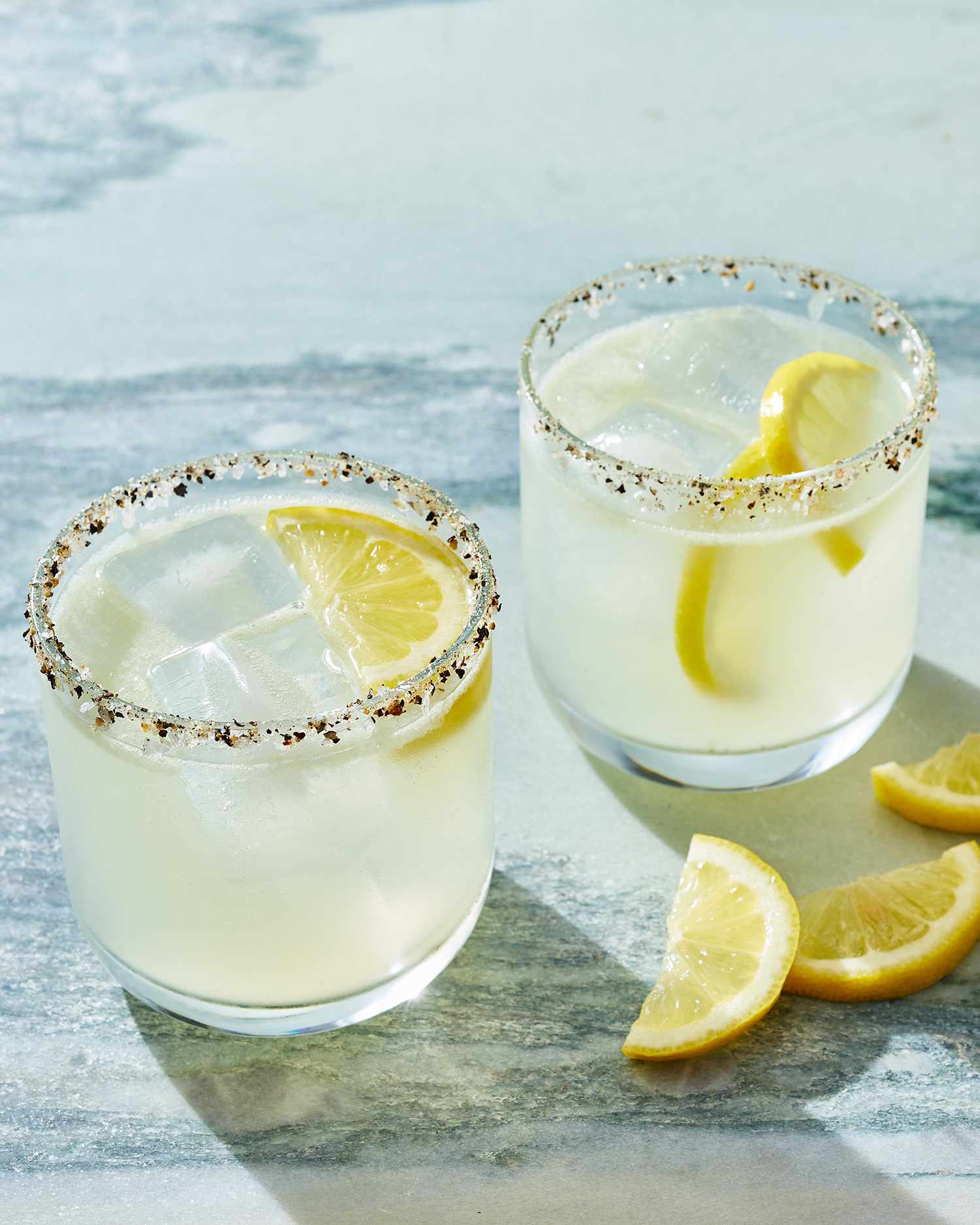 lemon mezcal margarita