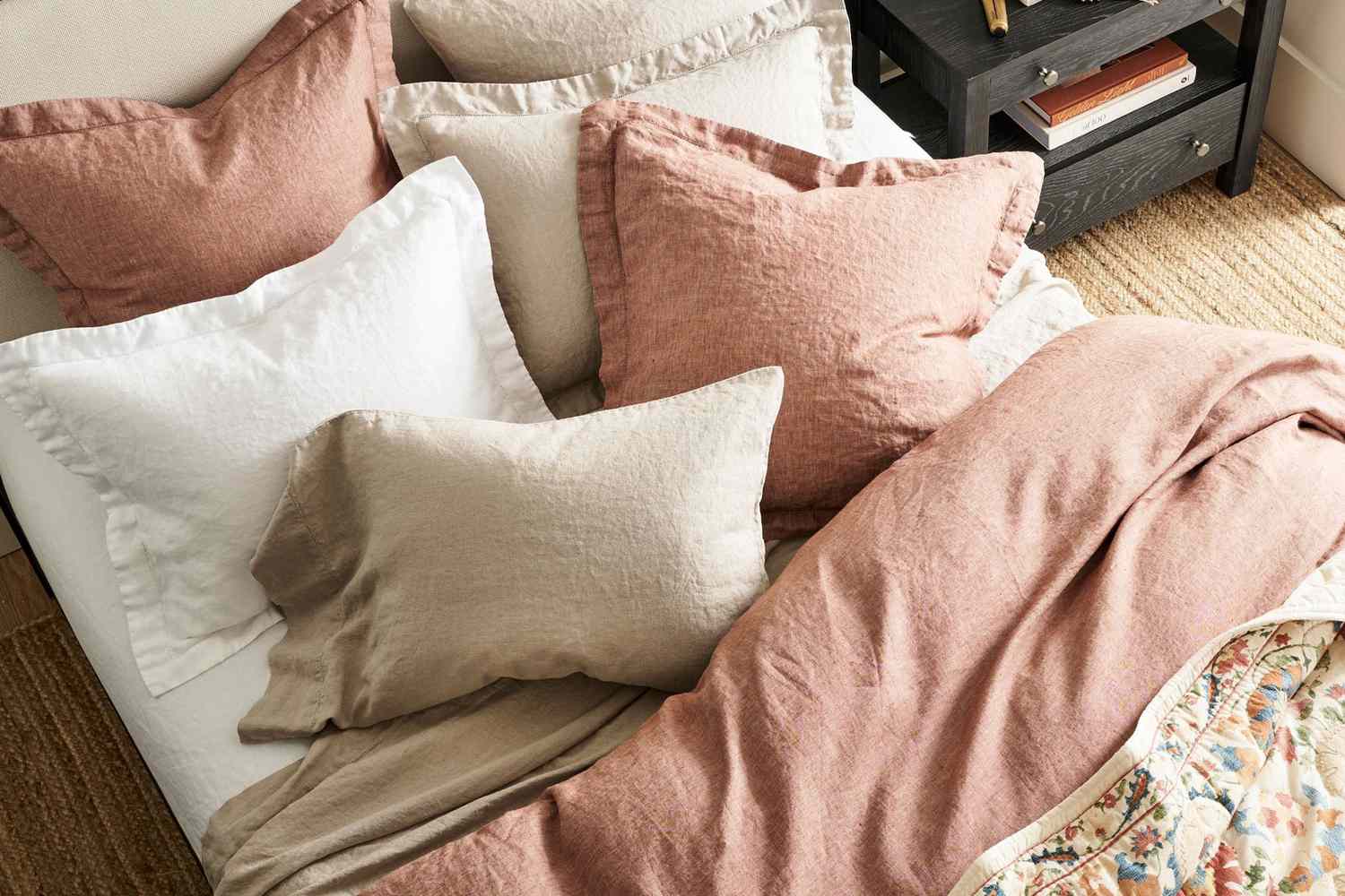 Pottery Barn Classic Belgian Flax Linen Sheet Set
