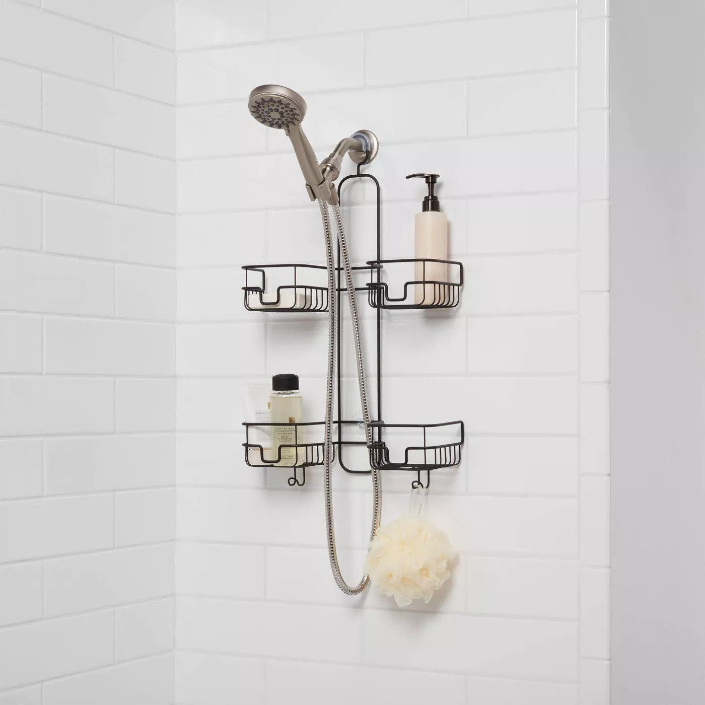 Made by Design Hose Round Wire Shower Caddy,