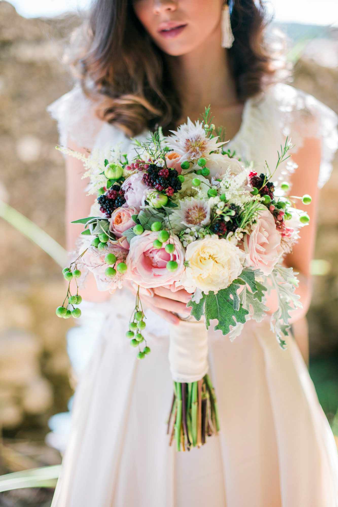 bouquet wraps ribbon bride flowers