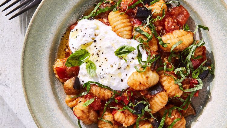 tomato eggplant gnocchi