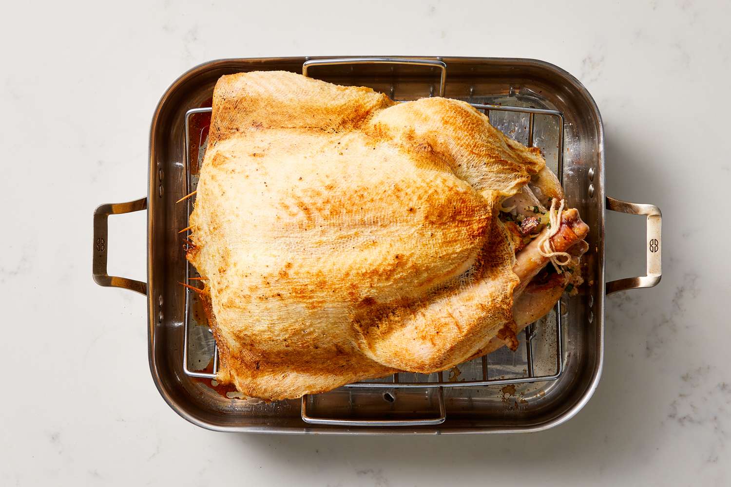 Perfect Roast Turkey with Cheesecloth Step 10