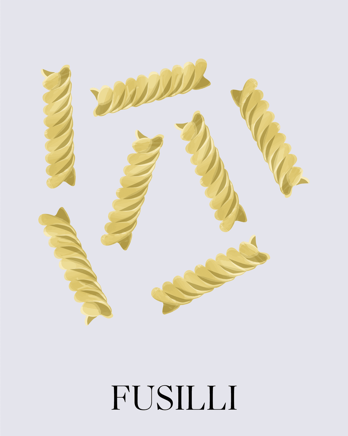 fusilli pasta