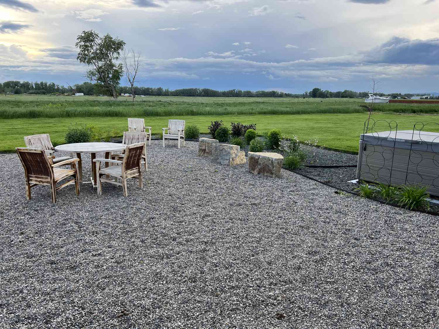 Rock Patio Hardscaping