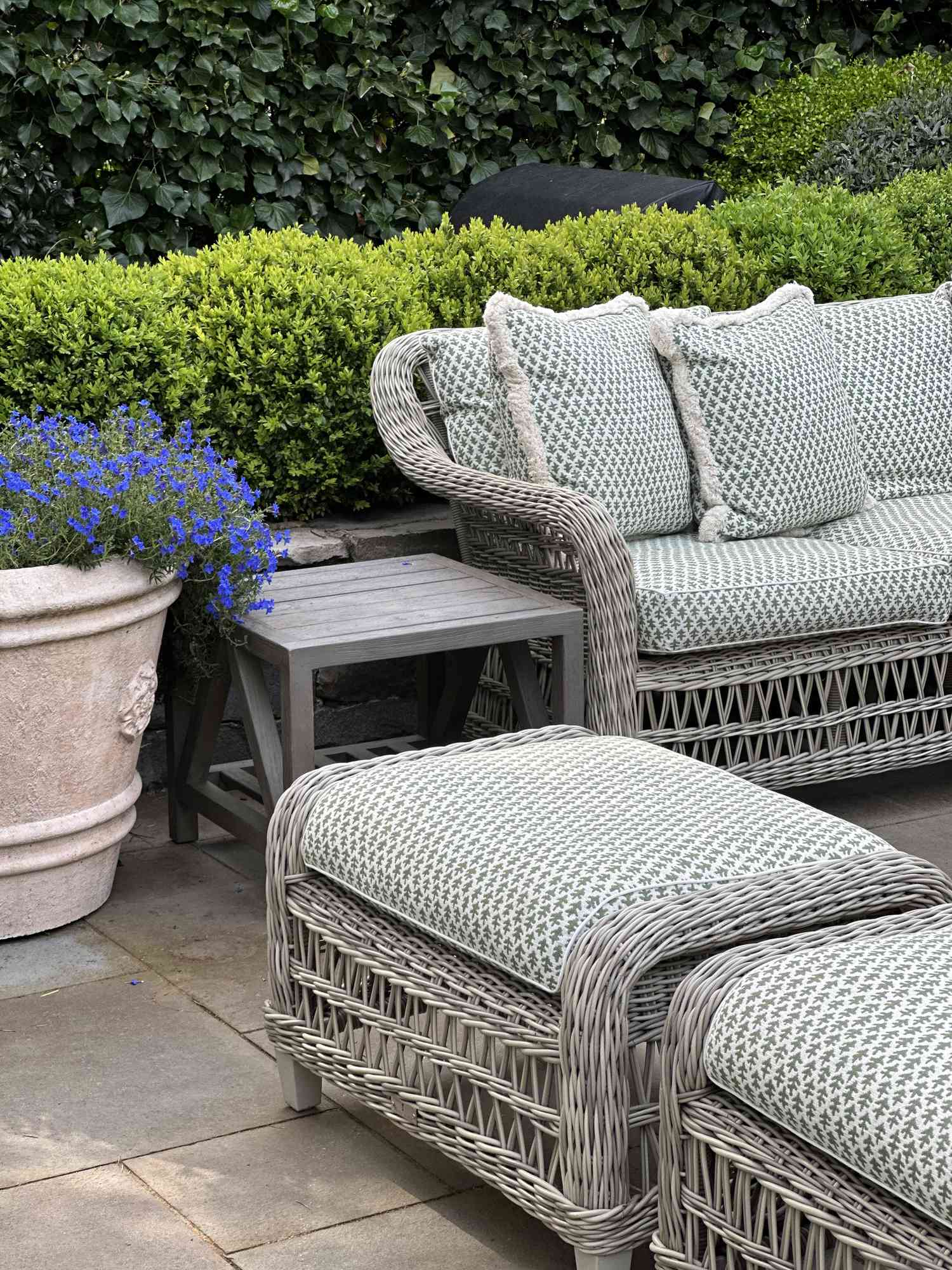 Mixed Seating on a patio